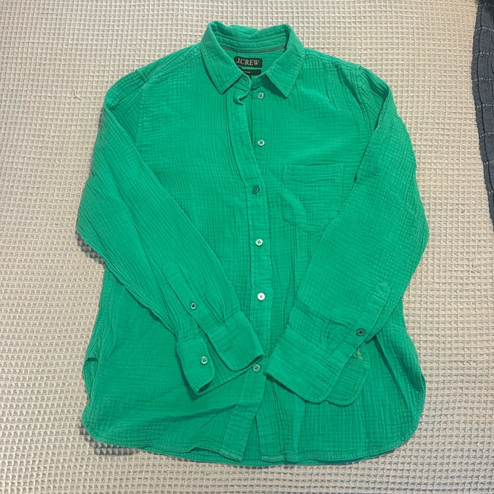 J Crew gauze shirt - size 4